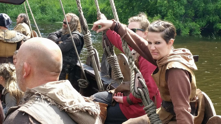 Vikings on Set